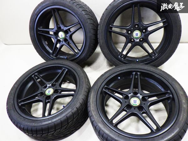 RACING DYNAMICS レーシングダイナミクス RD3 18インチ 8J +20 5穴 PCD120 ホイール NITTO NT555 Extreme 235/40R18 91W タイヤ_画像1