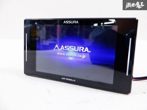 保証付 CELLSTAR セルスター ASSURA アシュラ AR-W86LA レーザー式オービス対応 GPSレーダー探知機 レーダー探知機 棚M3H_画像1