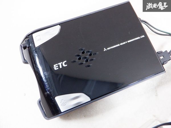 保証付 ミツビシ 三菱重工 ETC アンテナ分離型 車載器 分離型 MOBE-600 棚E2C_画像2