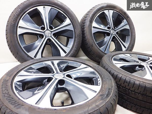 ◆溝あり◆ 日産純正 ZE1 リーフ P15 キックス 17インチ 6.5J +45 5穴 PCD114.3 215/50R17 2023年 タイヤ付き 4本_画像1