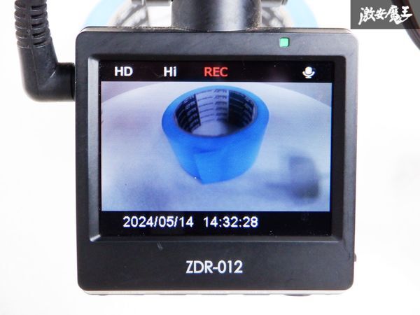 COMTEC コムテック ドライブレコーダー ZDR-012 ドラレコ 電源付 即納 棚S1D_画像2