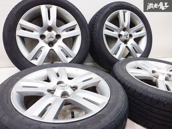 三菱純正 Z21A Z21W Z23W Z27AG コルト 15インチ 6J +46 4穴 PCD100 185/55R15 2021年 タイヤ付き 4本_画像1