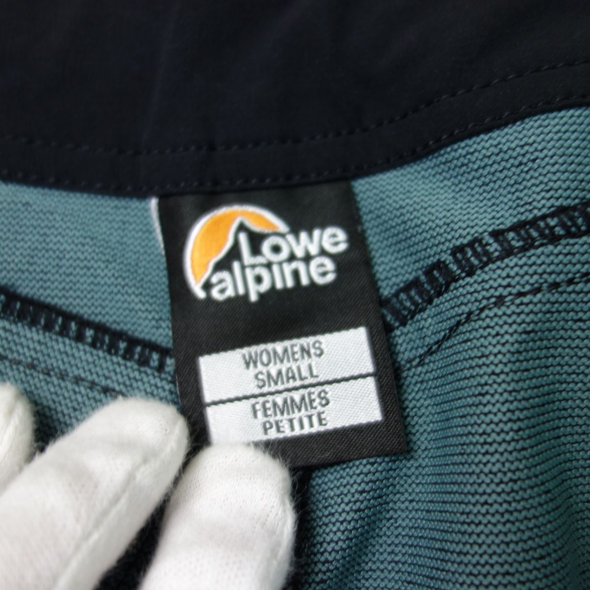 LOWE ALPINE ロウアルパイン ソフトシェルミニスカート S LSW12019 ブラック レディース アウトドアウェアの画像8