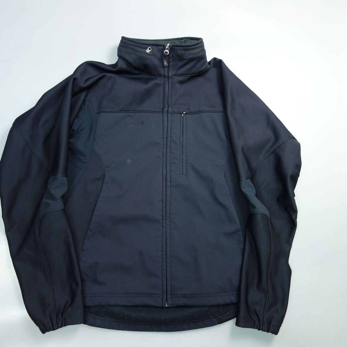 Marmot Marmot Wind stopper soft shell Zip up jacket black men's M outdoor 