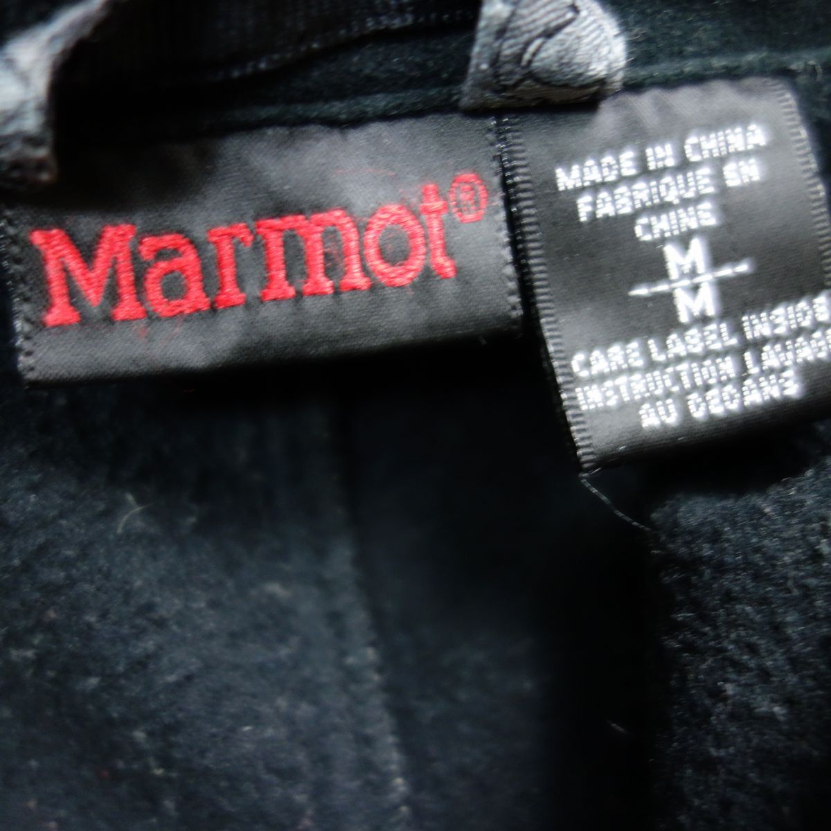 マーモット Marmot ウィンドストッパー ソフトシェル ジップアップジャケット 黒 メンズ M アウトドアの画像8