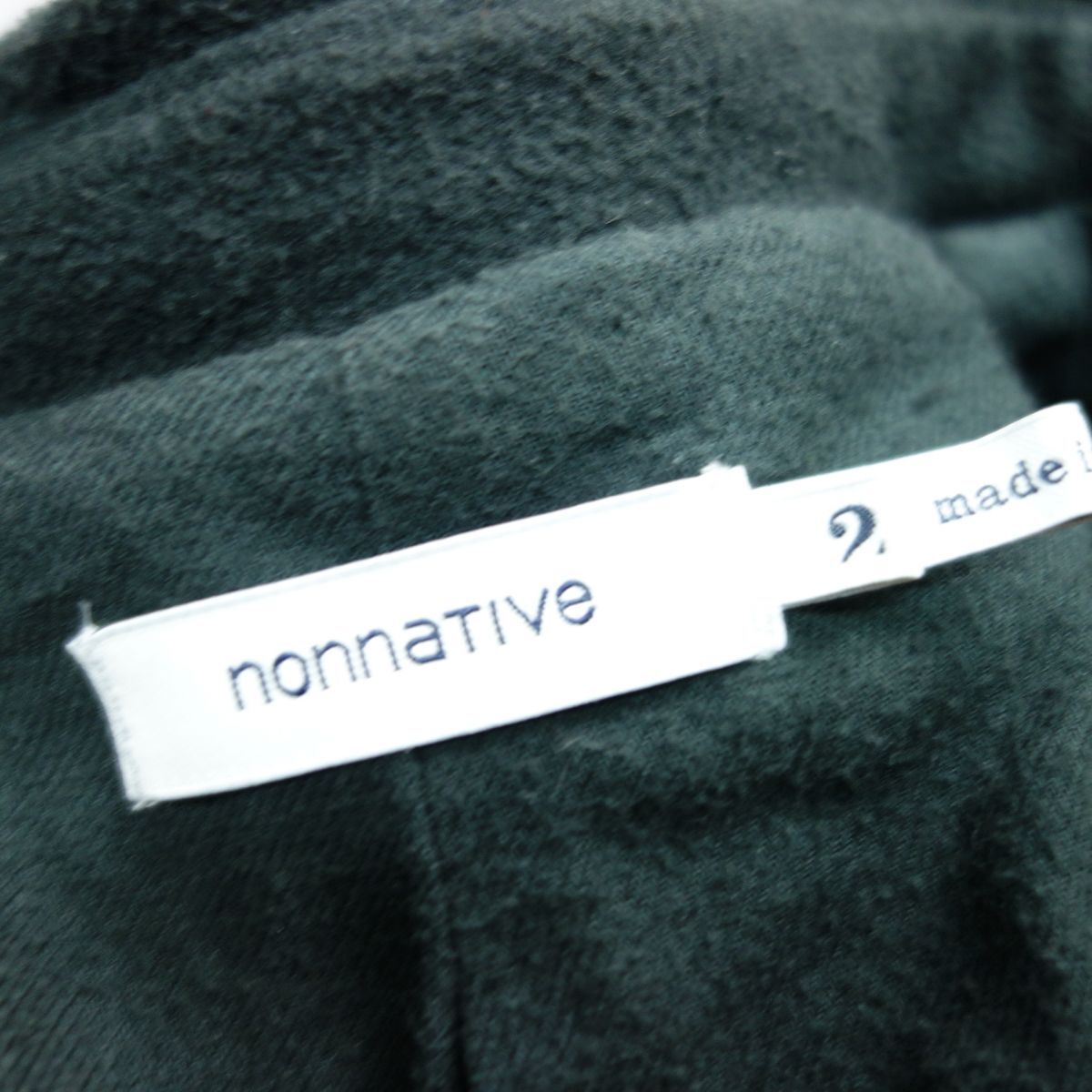 nonnative ノンネイティブ TOURIST COAT COTTON FLEECE OVERDYED/フリースコート メンズ 2 NN-J3003_画像8