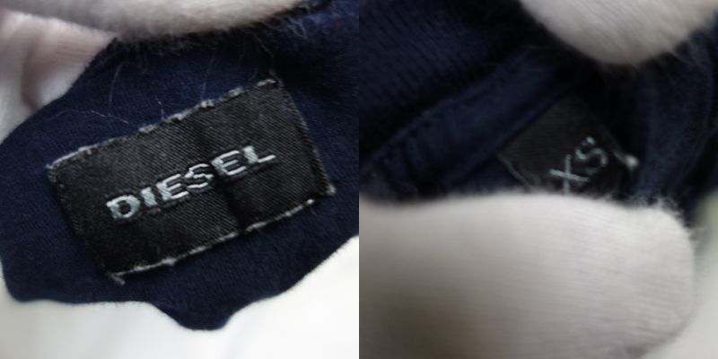 2点おまとめ ディーゼル DIESEL ポケT 半袖Tシャツ カットソー メンズ XS/Sの画像10