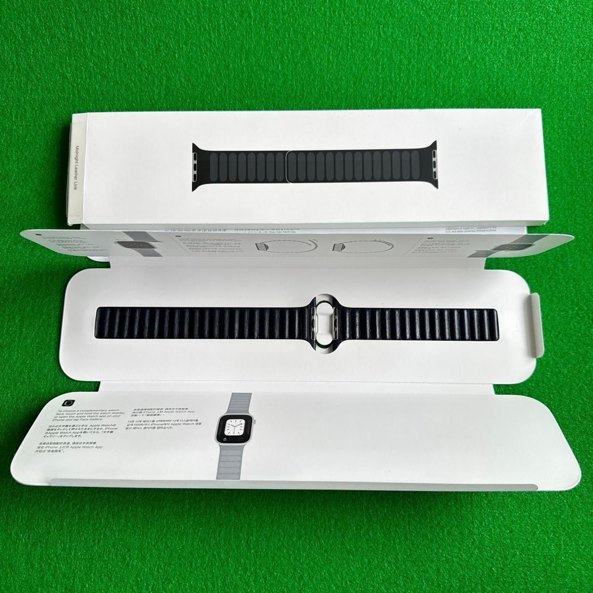 Apple Watch （45mm） ケース用ミッドナイトレザーリンク - M/L  JAN 459995263732