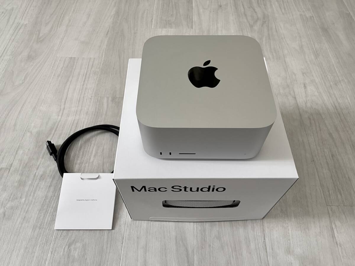 Apple Mac Studio 新品同様！MQH73J/A M2 Max/12コアCPU/30コアGPU/32GBメモリ/512GB SSDの画像1