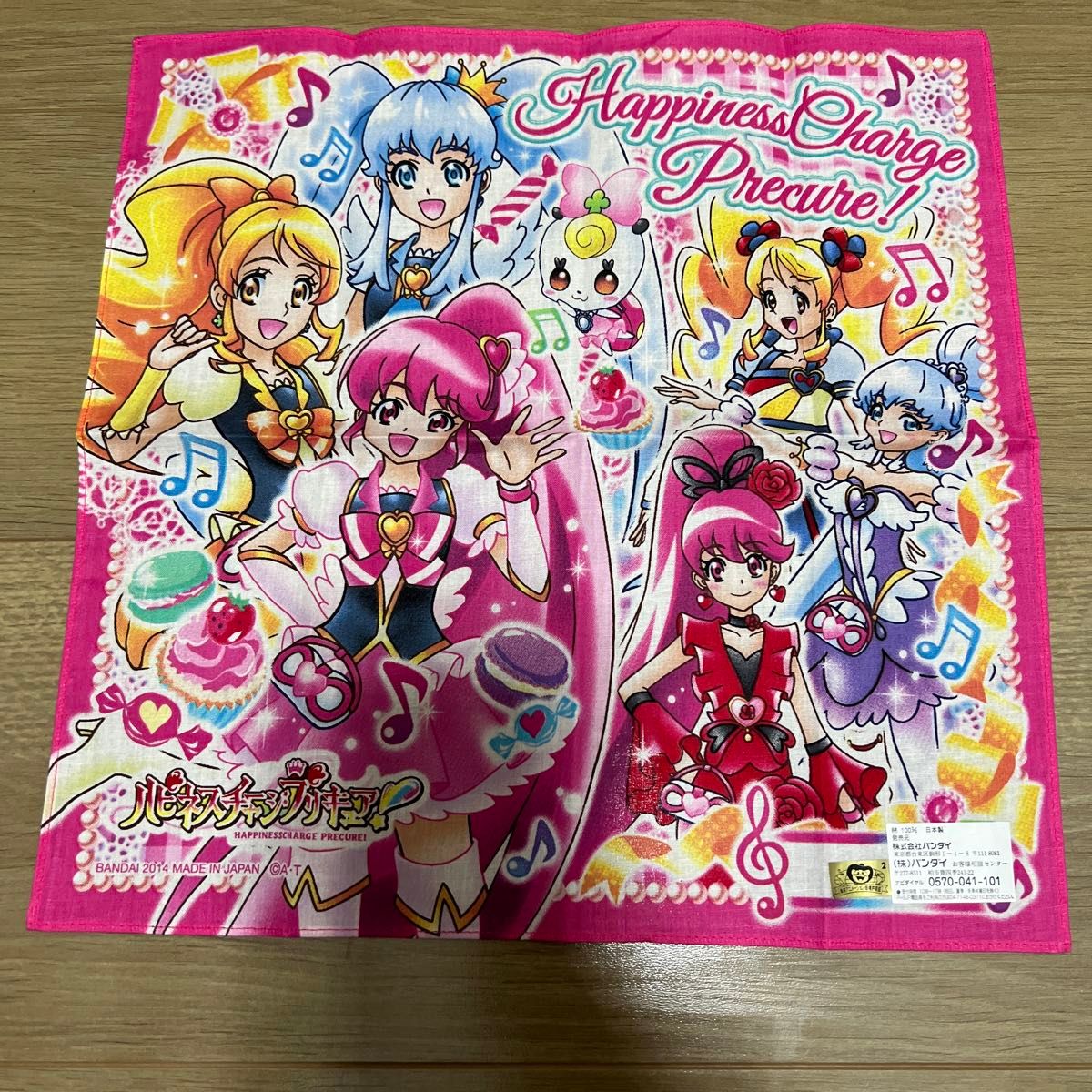 プリキュア  ドでか缶バッジ　ハンカチ　スケットケース　シュシュ　ボディシール　オラフステッカー　新品未使用　キャラクター