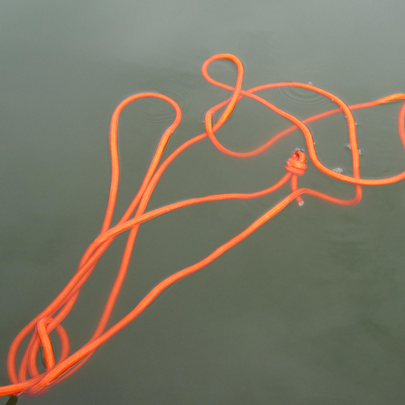 救命ロープ 水に浮く 浮力ケーブル 長さ30m 直径8mm 救命 浮輪 ボート 船舶 災害 備え 備蓄品 レスキュー カヤック ロープ_画像4