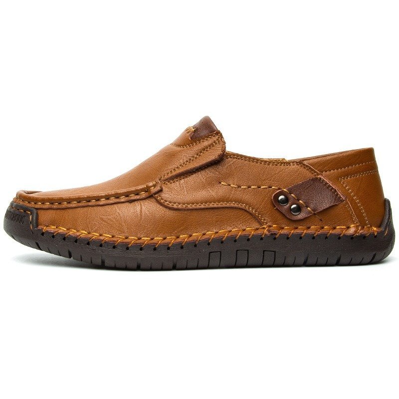 1 иен старт Loafer телячья кожа обувь для вождения мужской обувь обувь кожа простой гибкий мужчина элемент пара надеть обувь взрослый джентльмен 24~28cm