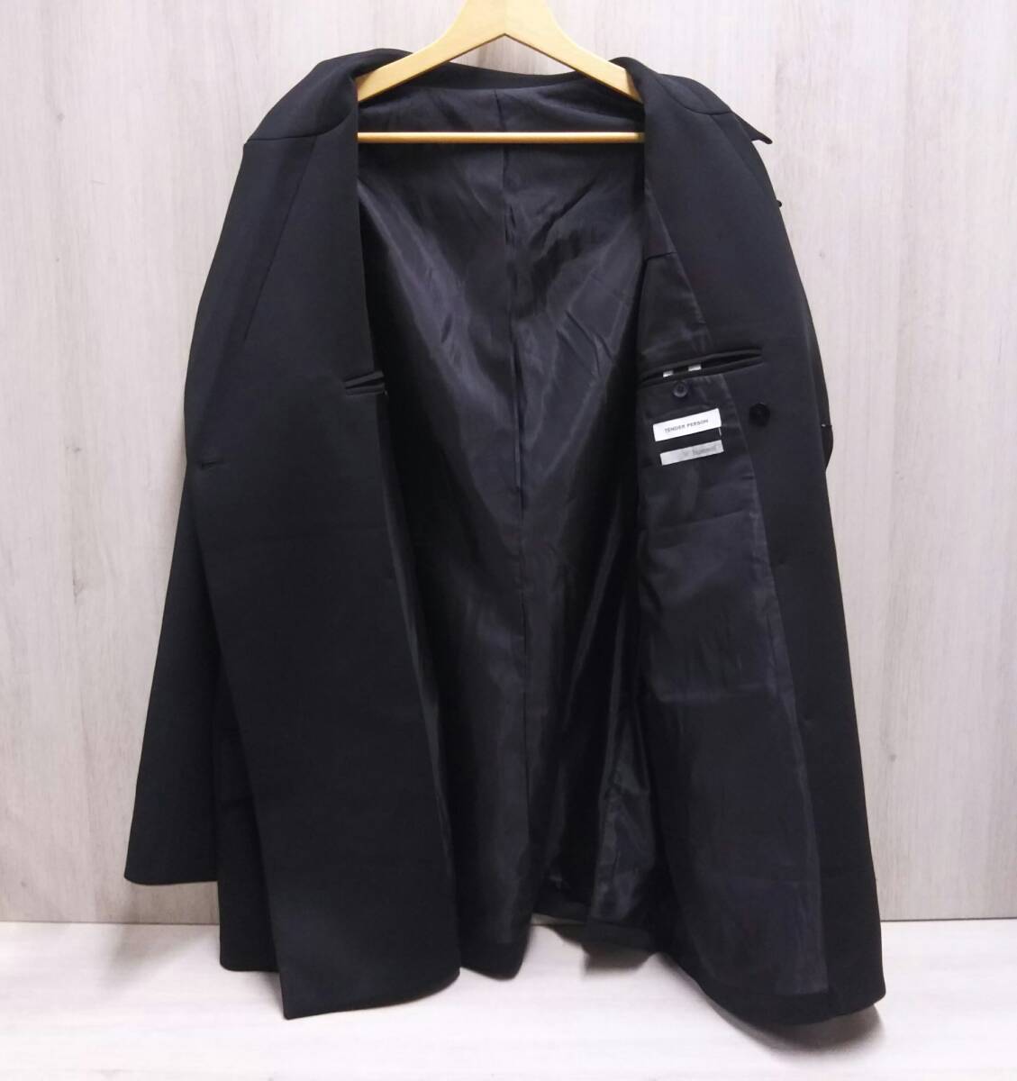 hummel TENDER PERSON OVERSIZED BLAZER 表記サイズ2 黒 ブラック ヒュンメル テンダーパーソン_画像3