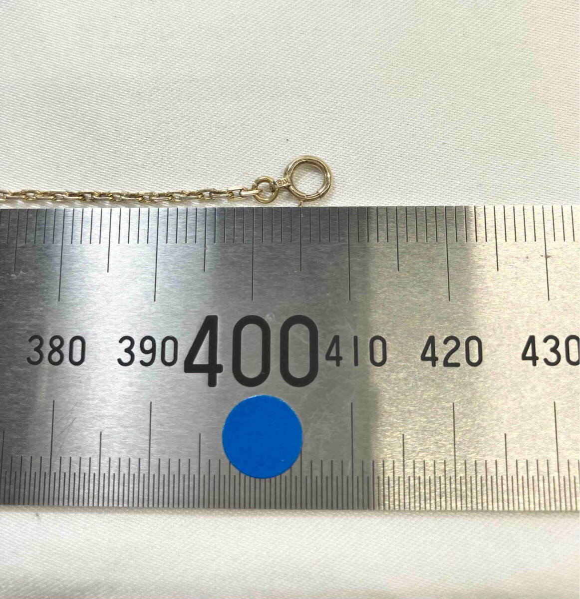 K18 (総3.7g) 41cm ゴールド シンプル ネックレス_画像8