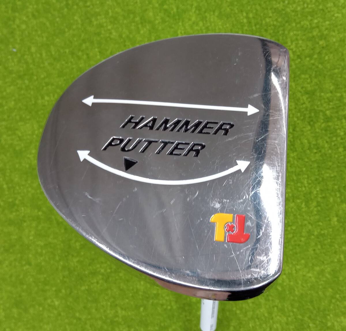 T×T HAMMER PUTTER パター ゴルフ ヘッドカバー付属_画像1