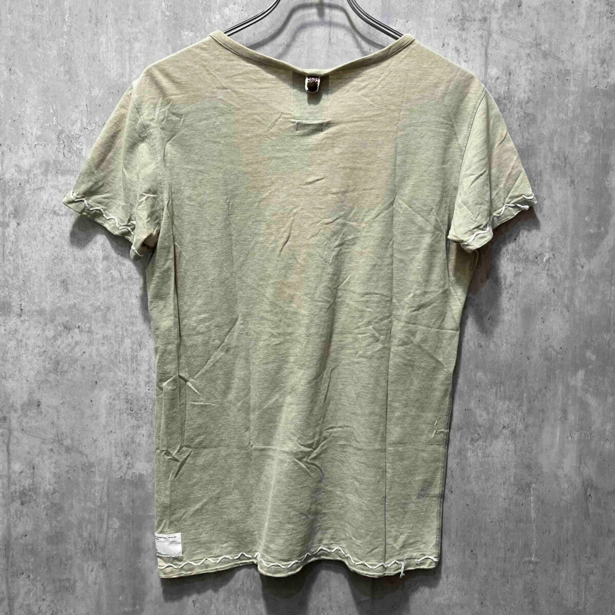 VISVIM Chain Stitch Design Tee Beige Size:1 Cotton 2105010045 チェーンステッチ半袖Tシャツビズビム_画像2