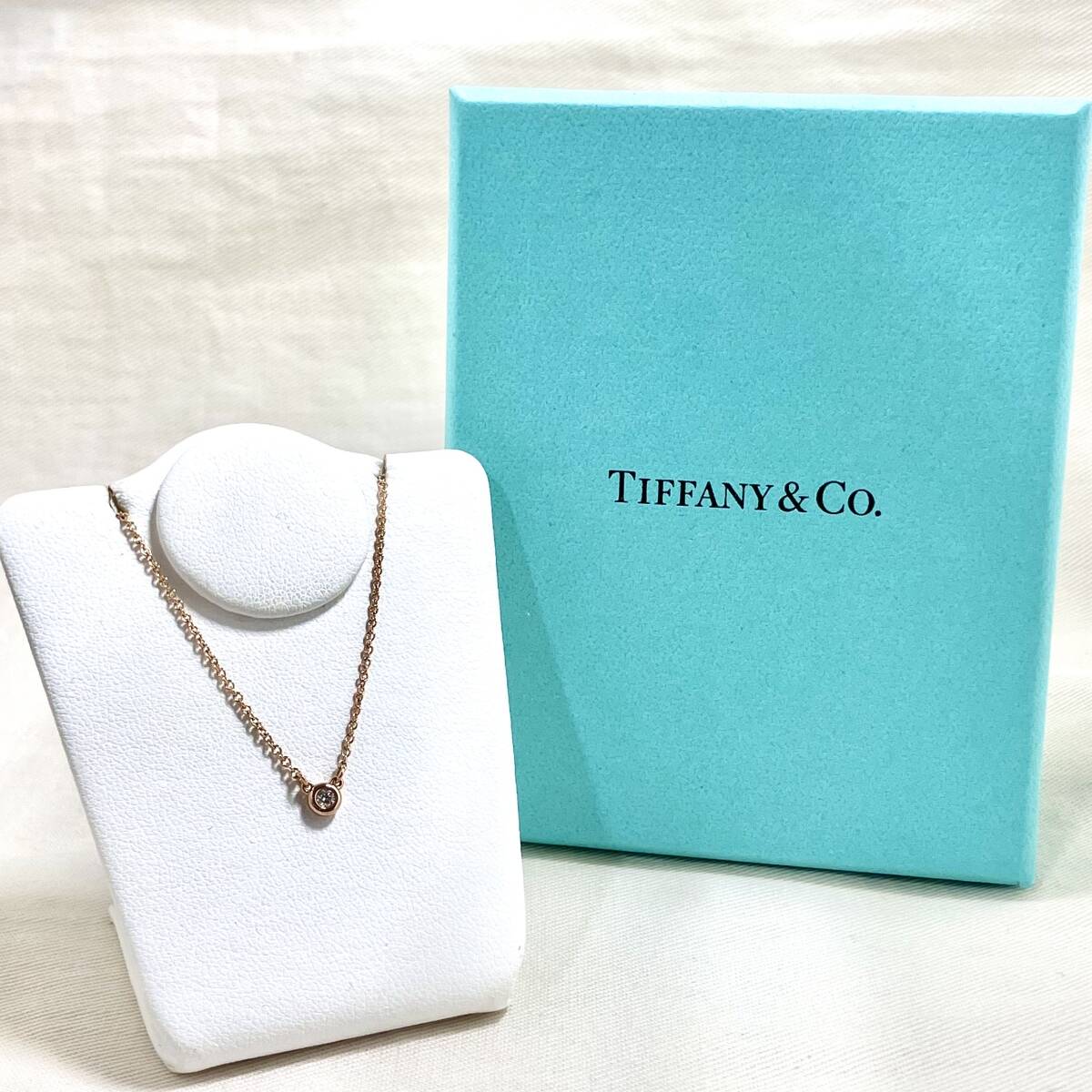 ［新品仕上済み］ TIFFANY＆Co. K18 750 バイヤザード ブランドアクセサリー ネックレス_画像1