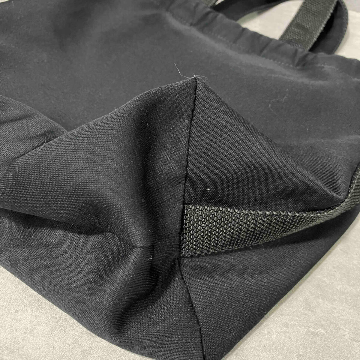 Y’s ハンドバッグ 巾着 ブラック コットン ワイズ ヨウジヤマモト Yohji Yamamoto 店舗受取可_画像4