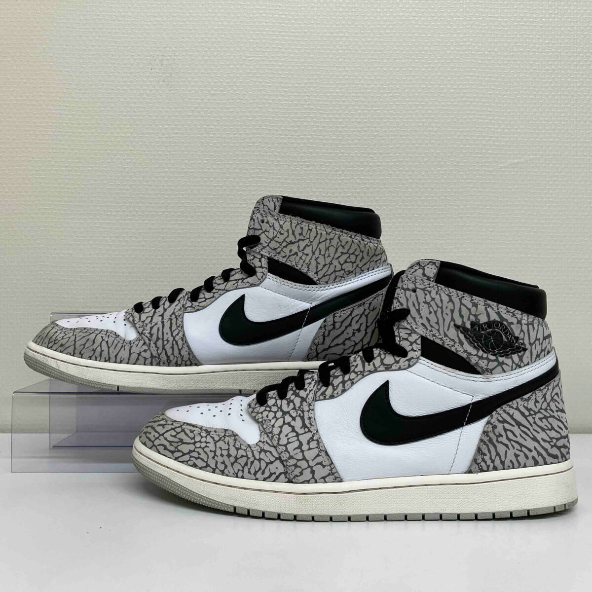 NIKE AIR JORDAN 1 HIGH OG WHITE CEMENT ナイキ エアジョーダン 1 ハイ OG ホワイト セメント DZ5485-052 サイズ30.5cm_画像2