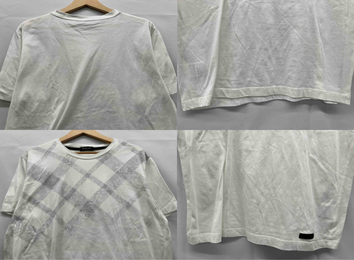 BLACK LABEL CRESTBRIDGE ブラックレーベルクレストブリッジ 半袖Tシャツ LLサイズ 日本製 ホワイト シルバーの画像3
