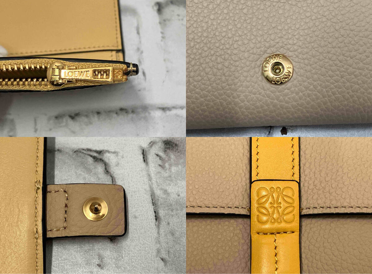 【AI鑑定済】LOEWE／Small vertical wallet／0010965028／スモールバーティカルウォレット／ロエベ／付属品完備／美品／三つ折り財布_画像8