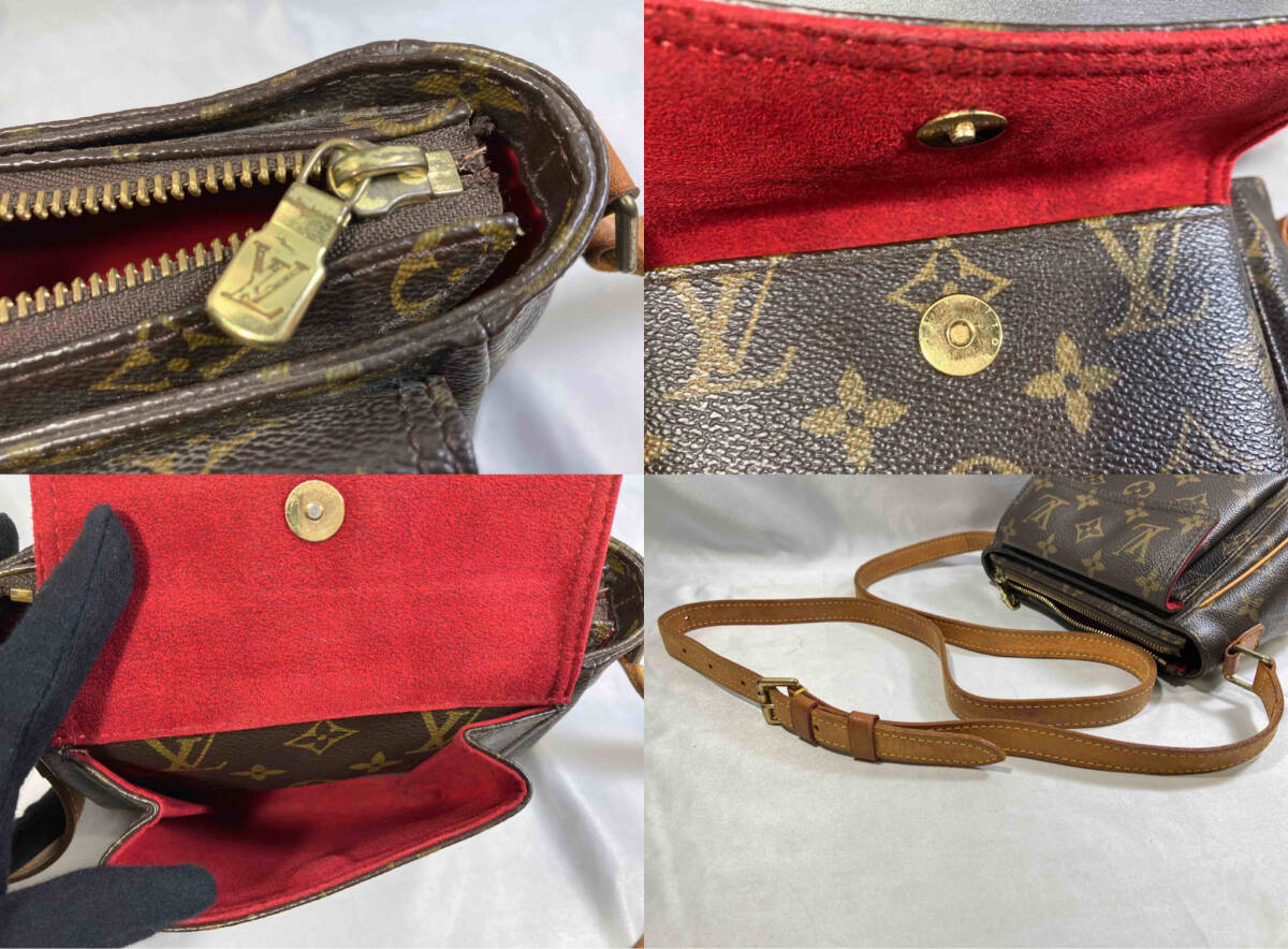 【鑑定書付き】 LOUIS VUITTON ルイヴィトン モノグラム CA0094 M51165 ヴィバシテPM バッグ_画像7