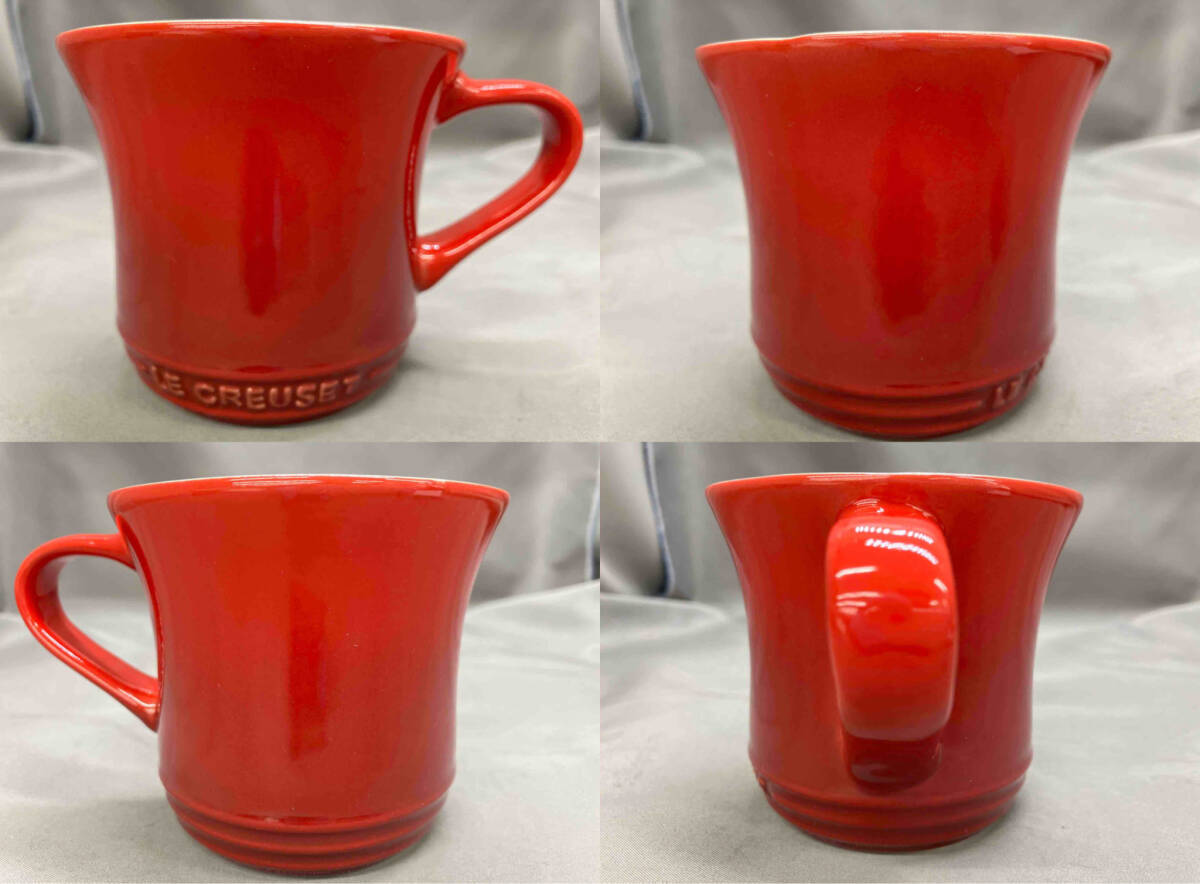 LE CREUSET ル・クルーゼ 1small Teapot /2Mugs/ティーポッドセット/二個マグカップ/レッド/910296-00_画像6