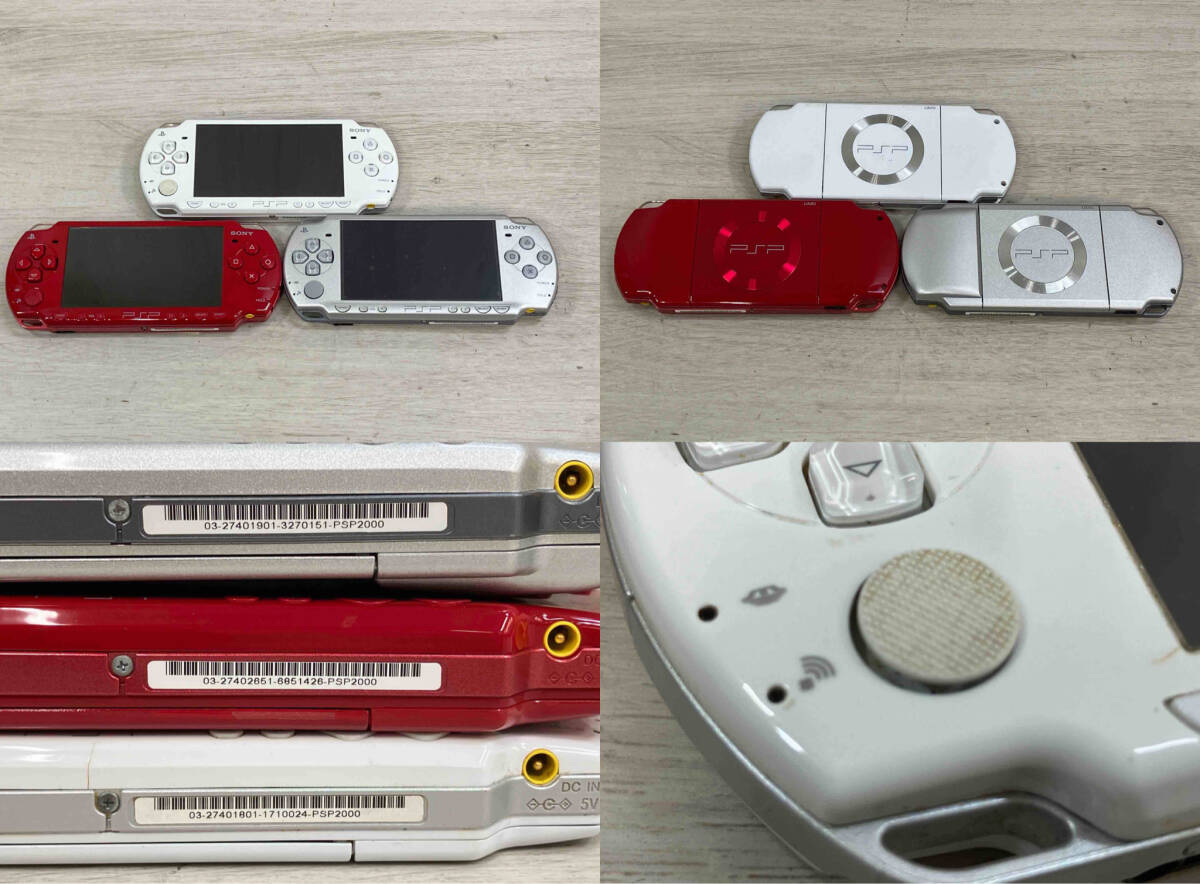 【ジャンク】 SONY PSP プレイステーション・ポータブル PSP-3000 9台 / PSP-2000 3台 / PSP-1000 3台 計15台 本体 まとめ売り_画像5