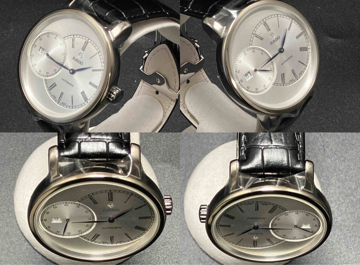 [1 иен старт ]RADO Rado diamond тормозные колодки самозаводящиеся часы аналог Date small second серебряный циферблат 657.0129.3 мужской кварц наручные часы 