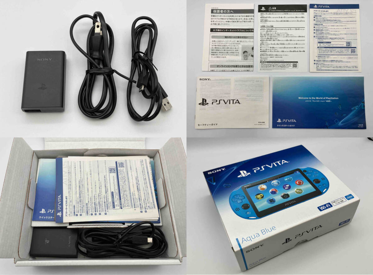【ジャンク】 SONY PlayStation VITA Wi-Fiモデル 本体 アクアブルー PCH-2000 PS VITA_画像7