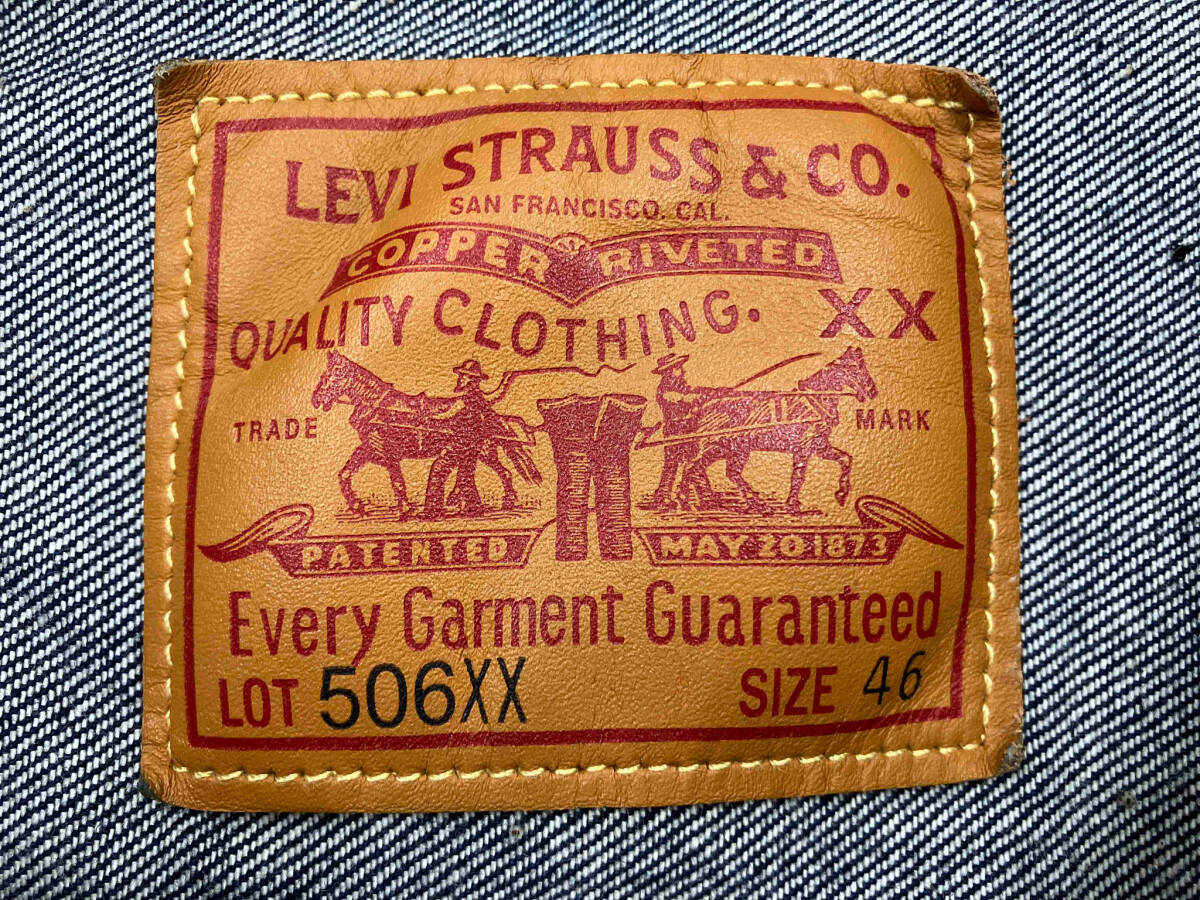 LEVI'S Gジャン（デニムジャケット）506XX LVC 1936_画像3