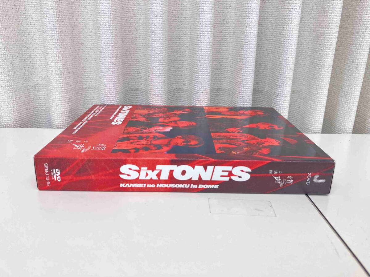 SixTONES DVD 慣声の法則 in DOME(初回版) 3枚組 店舗受取可の画像2