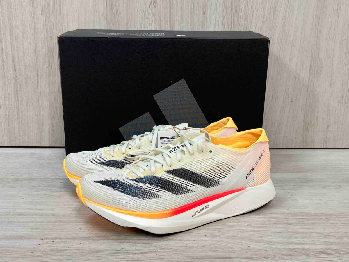 上品な SEN TAKUMI ADIZERO 【タグ付き】adidas 10 24.5cm ランニングシューズ アディゼロ IG8202 M 24.5cm以下
