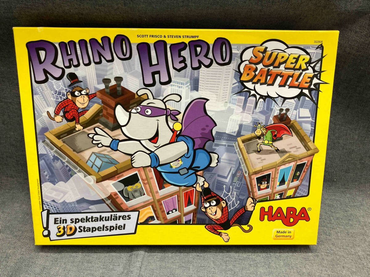 ジャンク HABA キャプテン リノ 立体積み重ねカードゲーム ボードゲーム(01-08-15)の画像1