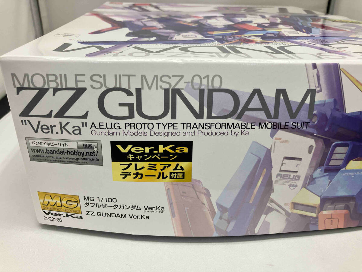  plastic model Bandai 1/100 MSZ-010 double ze-ta Gundam Ver.Ka MG premium decal including edition [ Mobile Suit Gundam ZZ]