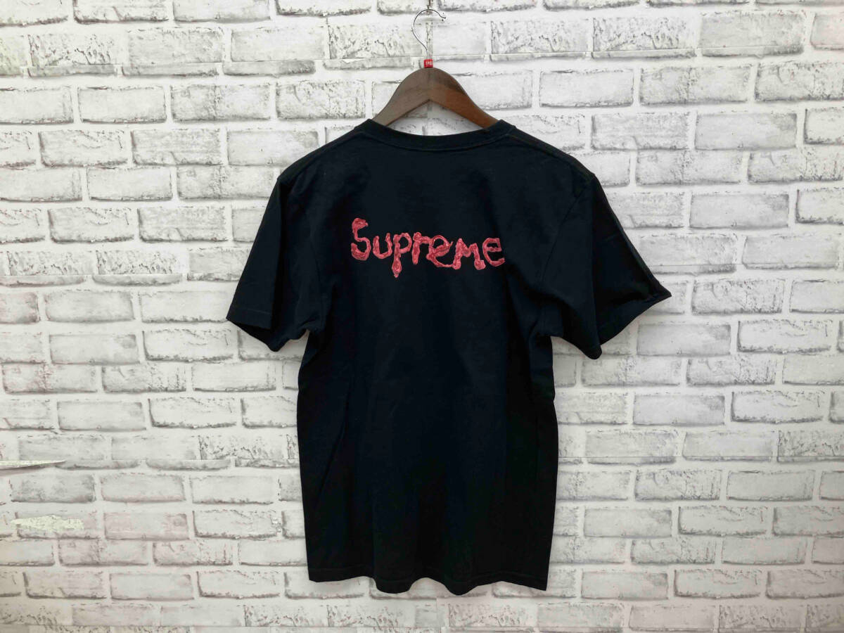 Supreme シュプリーム 半袖Tシャツ カエルプリント バッグロゴ 黒 ブラック USA製 店舗受取可_画像5