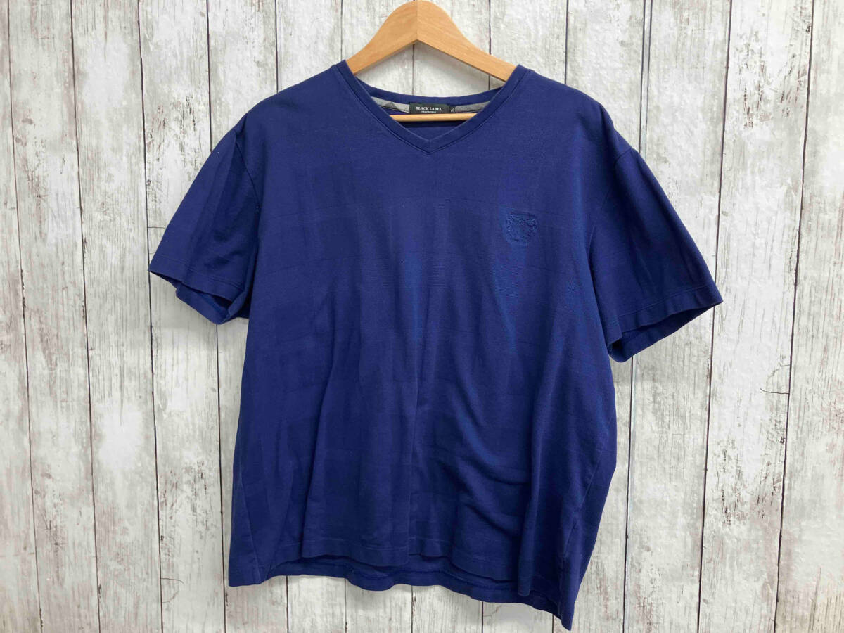 CRESTBRIDGE/クレストブリッジ/BLACK LABEL/半袖Tシャツ/ブルー/日本製/ワンポイント刺繍/3L_画像2