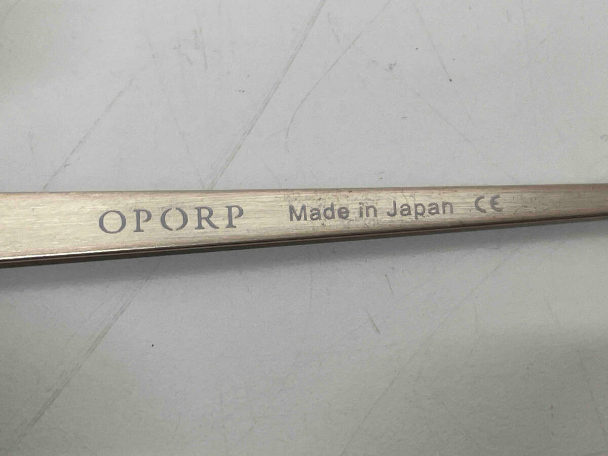 OPORP オポープ GAIL 1 伊達眼鏡 ブラック 日本製の画像7
