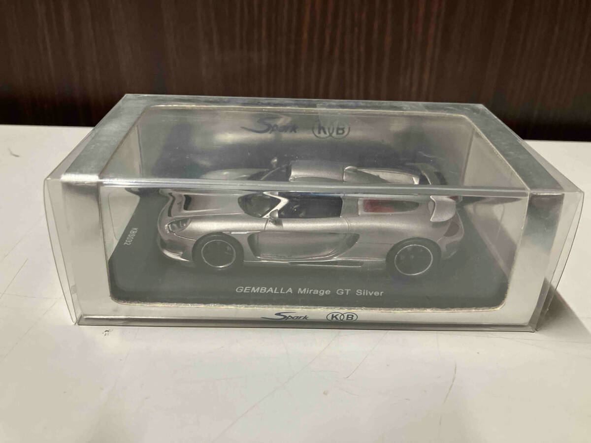 Spark model 1/43 Gemballa Mirage GT シルバー Ｓｐａｒｋ ｍｏｄｅｌの画像1