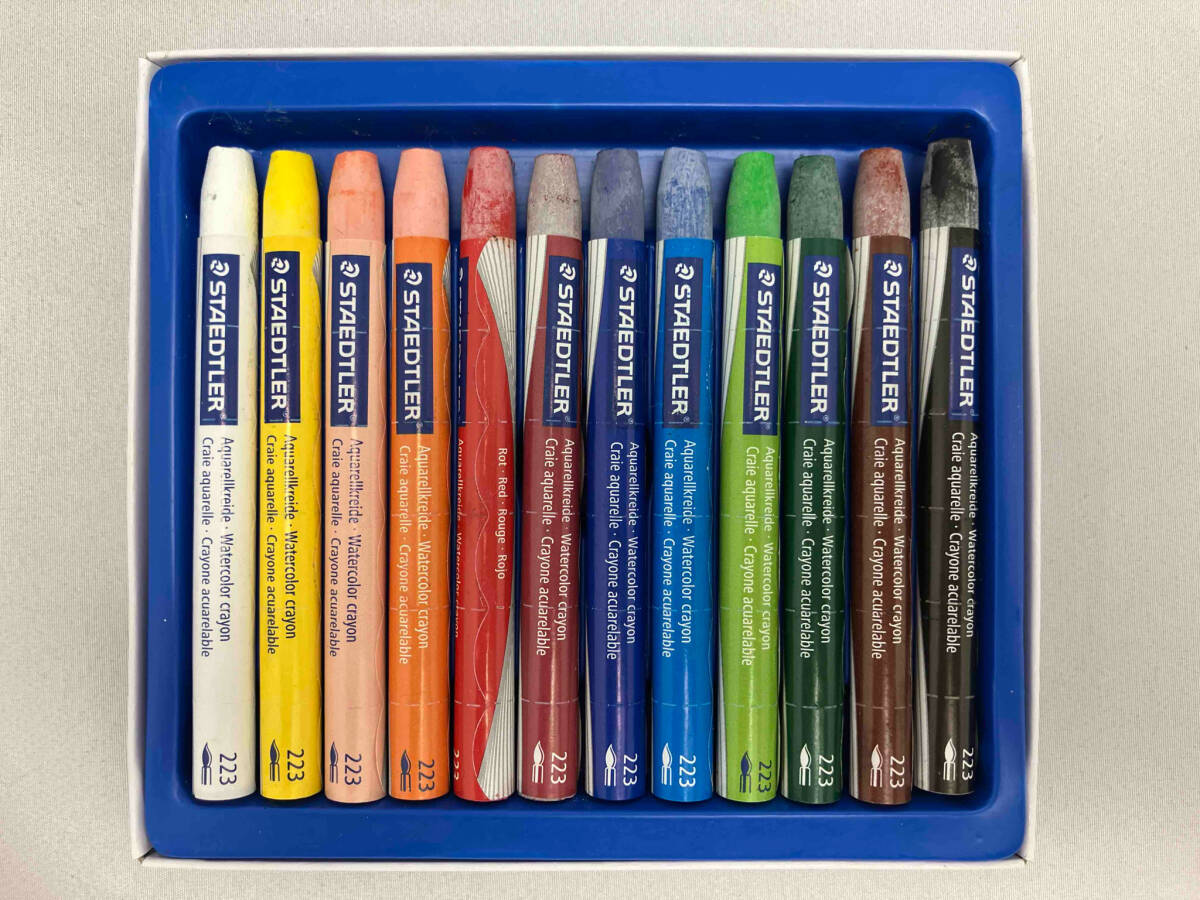  ste гонг -Water colour crayons мелки 12 -цветный набор (Z3-15)
