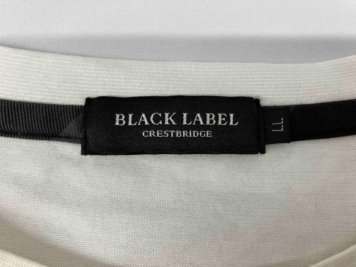 BLACK LABEL CRESTBRIDGE ブラックレーベルクレストブリッジ 半袖Tシャツ LLサイズ 日本製 ホワイト シルバーの画像5