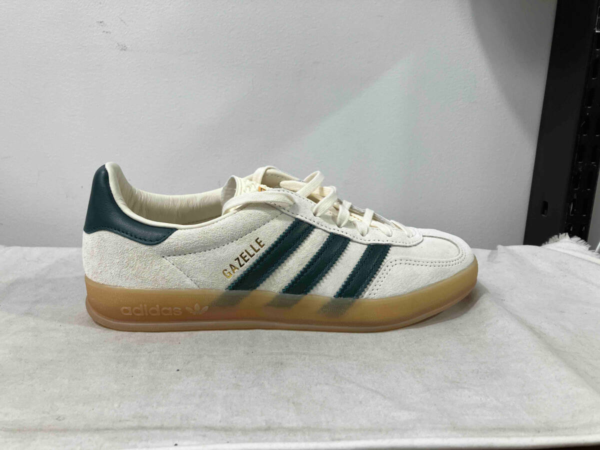 adidas GAZELLE INDOOR SHOES ガゼル インドア シューズ スニーカー ホワイト系 SIZE 23.5cm 紐付き アディダスの画像2