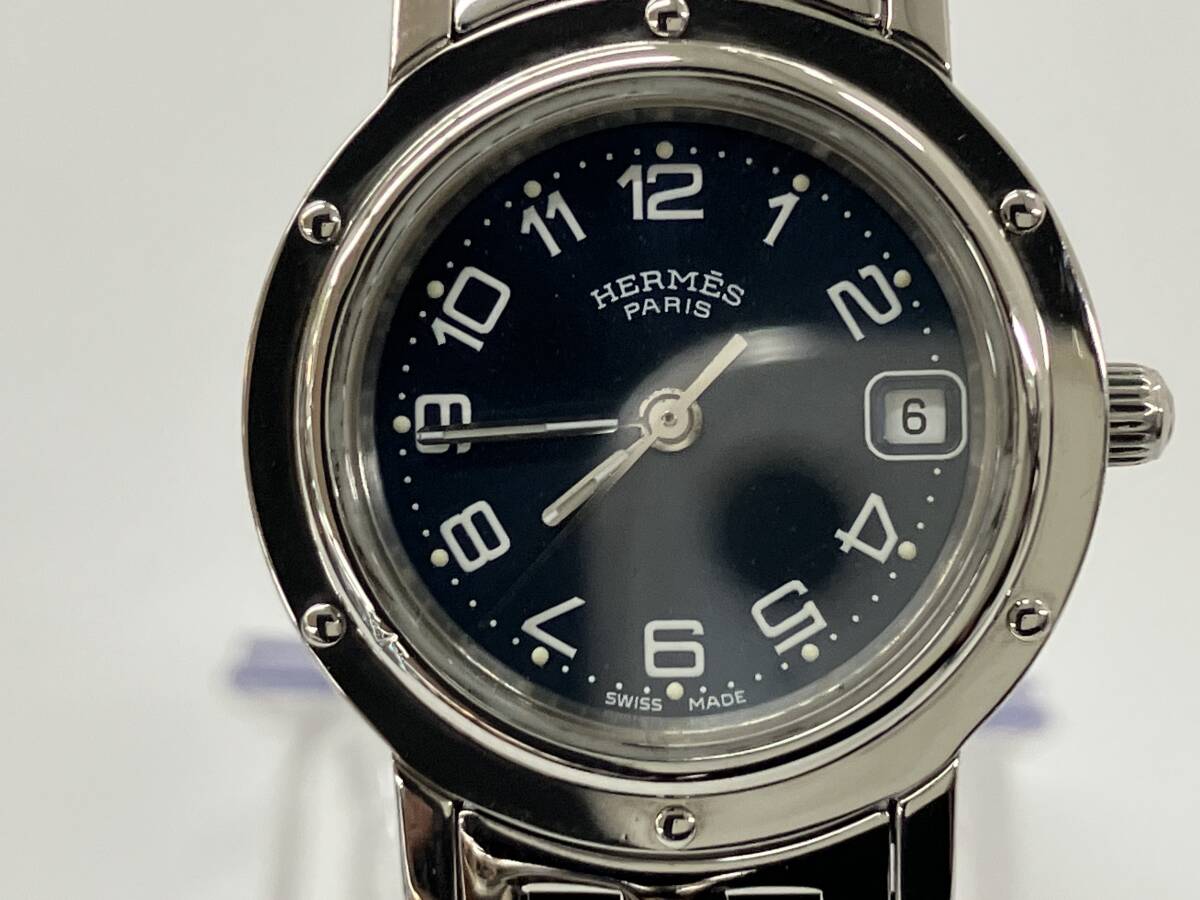 HERMES エルメス CL4.210 クリッパー クォーツ レディース腕時計_画像1