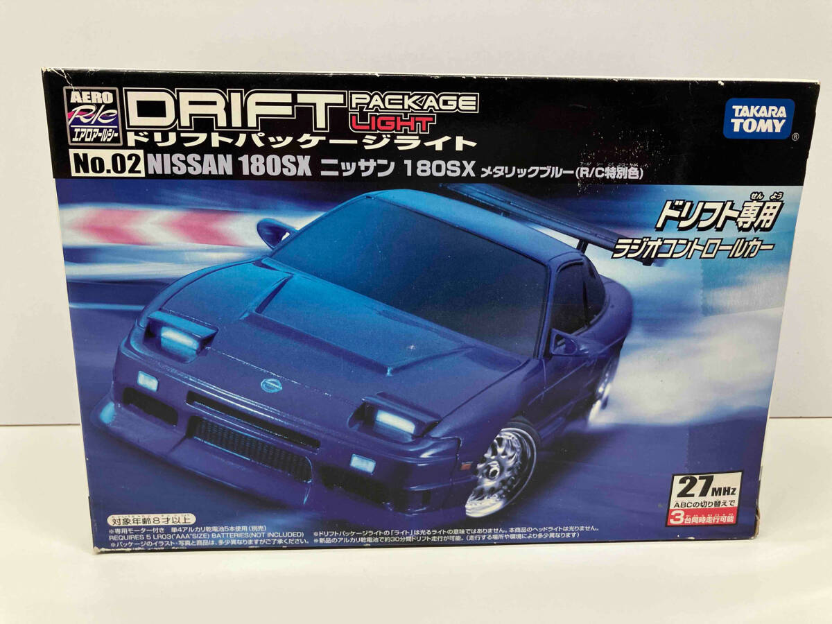  unopened goods present condition goods drift package light No.02 Nissan 180SX metallic blue (R/C special color )