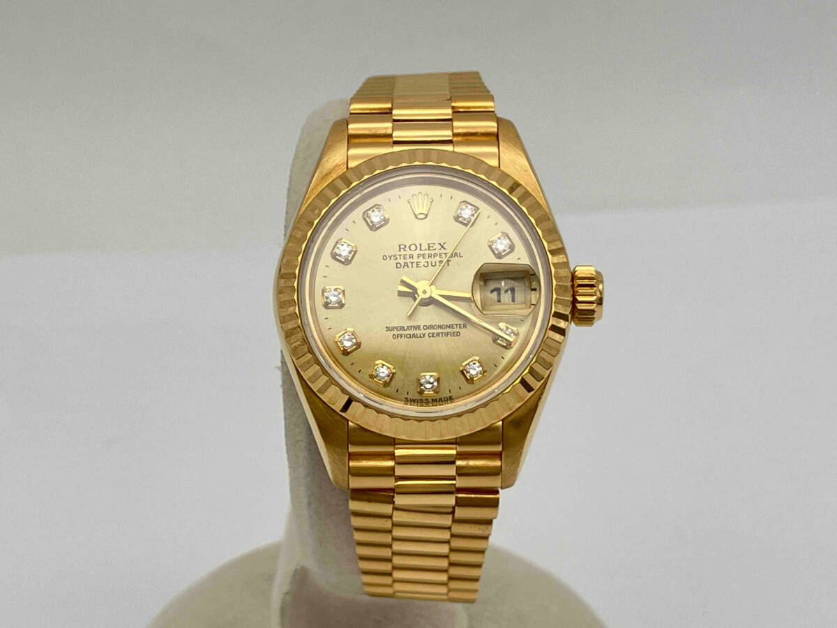 ROLEX/ロレックス/DATEJUST/69178/k18/イエローゴールド/10pダイヤ_画像3