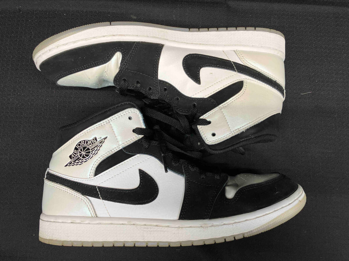 NIKE AIR JORDAN 1 MID / DH6933-100 / Omega Black White ナイキ エアジョーダン スニーカー サイズ：28.0cm_画像5