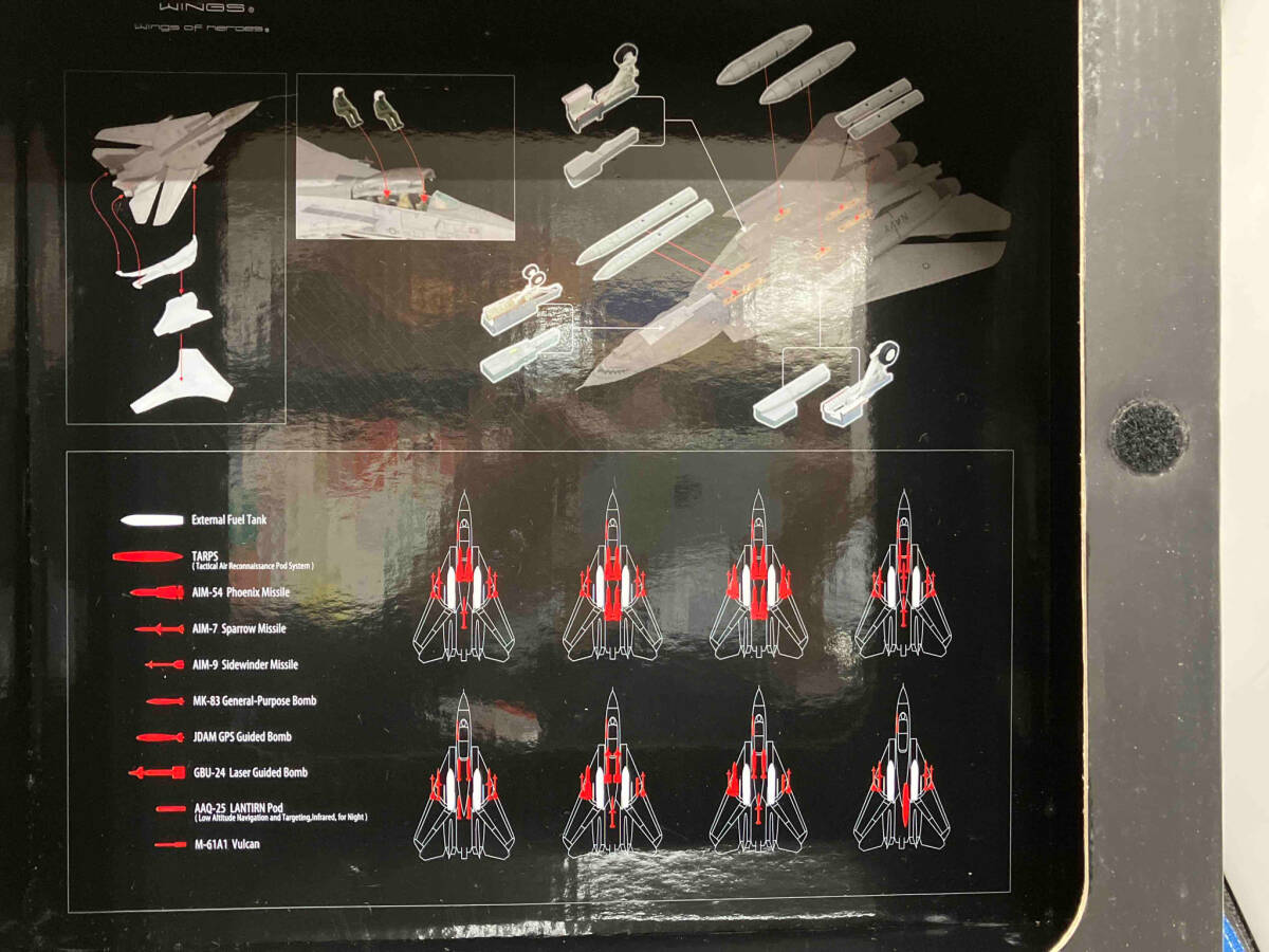 センチュリーウイング1/72 F-14Aトムキャットアメリカ海軍VF-1ワルフパックNE100の画像6