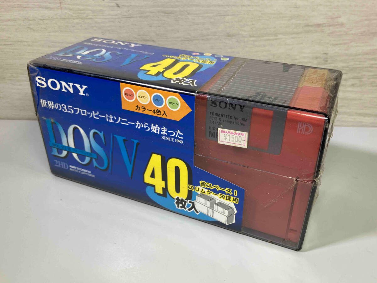 [ unused unopened ]SONY floppy Sony 40MF2HDQDVX DOS/V correspondence 2HD 3.5 type 40 sheets insertion floppy disk 