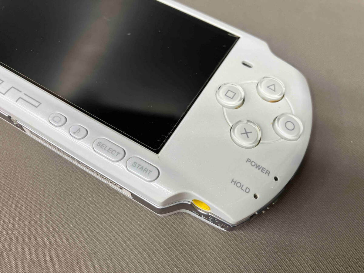 ジャンク PSP プレイステーション・ポータブル ホワイト PSP-3000_画像3