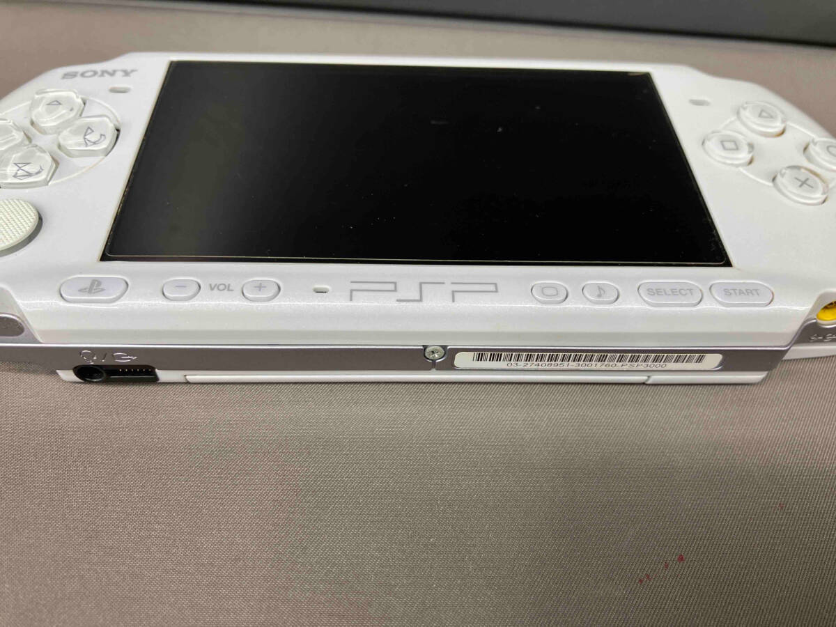 ジャンク PSP プレイステーション・ポータブル ホワイト PSP-3000_画像4